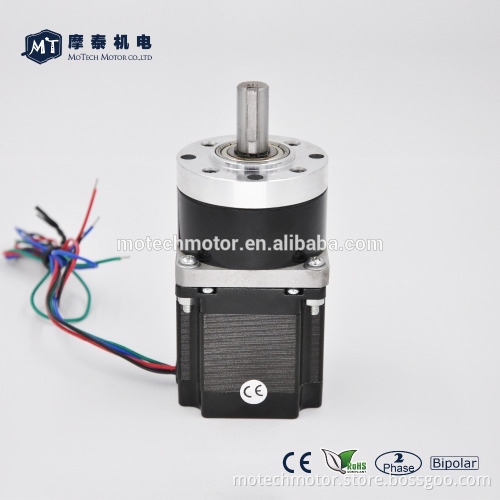 Geared Stepper Motor Nema 23, Gear Ratio 4:1 Planetary Gearbox